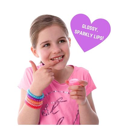GirlZone Unicorn Lip Gloss Kit - DIY Lip Balm Set for Kids | 22-Piece Gift with Makeup Bag | Fun Girls Toys - Buy Online on GoSupps.com