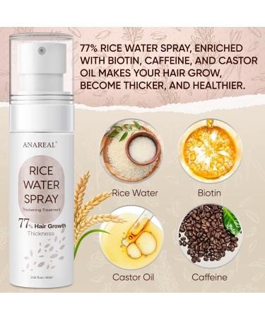 Rice Water Hair Growth Serum | Nourishing Rice Water Spray for Women | 60ml Hair Treatment - Buy Online on GoSupps.com