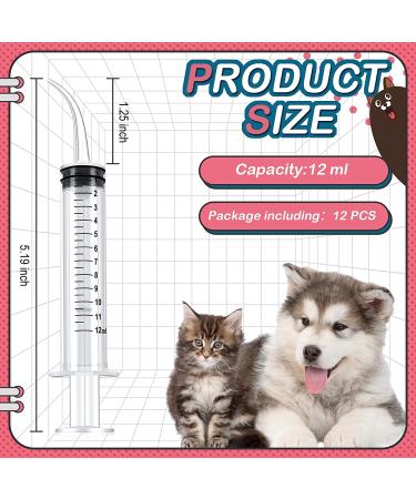 12 ml Baby Bird Feeding Syringe Set - Pet Liquid Feeder for Small Animals - Nursing Supplies for Dogs, Cats, Puppies, Kittens - Buy Online on GoSupps.com