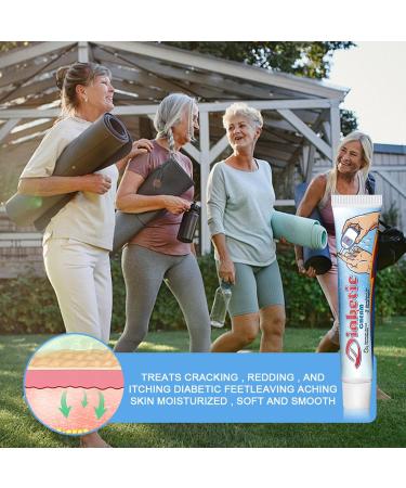  Fyearfly Fyearfly 2 Pack Diabetic Foot Cream 20g Diabetic Foot Cream Moisturizer Diabetic Foot Cream Reduce Dryness Diabetic Foot Cream - Buy Online on GoSupps.com