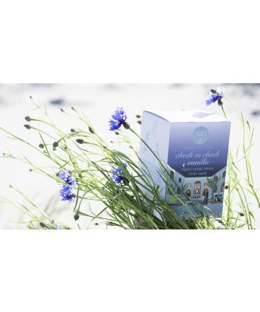 Just T Cheek to Cheek Vanilla Organic Rooibos Tea Bags (20 pcs) | French Vanilla Infused | Biodegradable Pyramid Bags | High-Grown Leaf Tea - Buy Online on GoSupps.com