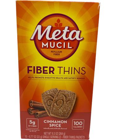 Metamucil Psyllium Fiber Thins Bundle with ThisNThat Tip Card - Apple Crisp, Cinnamon Spice, Chocolate | Digestive Health Support - Buy Online on GoSupps.com