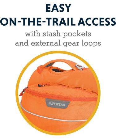 Adjustable Luffwear Hiking Backpack for Very Small Dogs - XS Orange Poppy | Perfect for Outdoor Adventures - Buy Online on GoSupps.com