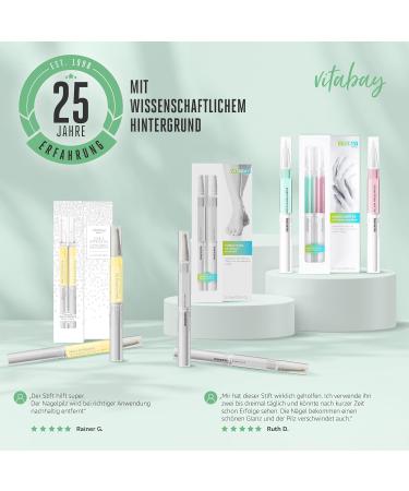 VITABAY Nagenrararurute - Teabum Off Nail Care Pen | Nail Hardener & Repair Serum with Tea Tree & Castor Oil - 2 Set for Stronger Healthier Nails - Buy Online on GoSupps.com