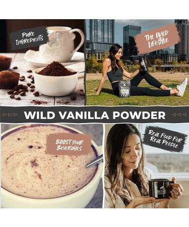 Organic Madagascar Vanilla Bean Powder - 1oz | Pure All Natural Flavor for Baking, Cooking, Coffee & Smoothies - Gluten Free, Non-GMO Superfood - Buy Online on GoSupps.com