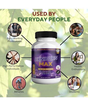 GREENVIFY Exniburn Maximum Strength Dietary Supplement 60 Capsules 30-Day Supply (1) - Buy Online on GoSupps.com