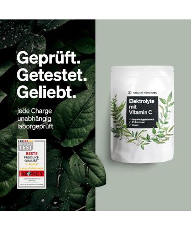 Electrolytes Powder - Grapefruit Flavor - 200g for 30 Portions - Vegan Natural Aroma Made in Germany Lab-Tested - Buy Online on GoSupps.com