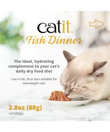 Catit Wet Cat Food Fish Dinner with Tilapia & Potato 80 g Pack of 6 Cat Food Cat Food Wet Nourriture Pour Chat Cat Wet Food Chat Kitten Food Kitten Wet Food Canned Cat Food - Buy Online on GoSupps.com
