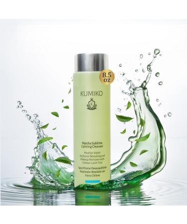 KUMIKO Matcha Hydrating Micellar Water - A Gentle & Natural Facial Cleanser for All Skin Types - Cleansing water - Leaves Skin Supple & Hydrated - Removes Makeup & Impurities - 10.16 oz