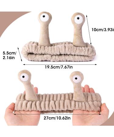 Shop Molain Chicken Strap Spa Facial Wash Headband - Cute Fleece Elastic Makeup Forehead Strap for Women - Khaki Hair Accessory - Buy Online on GoSupps.com