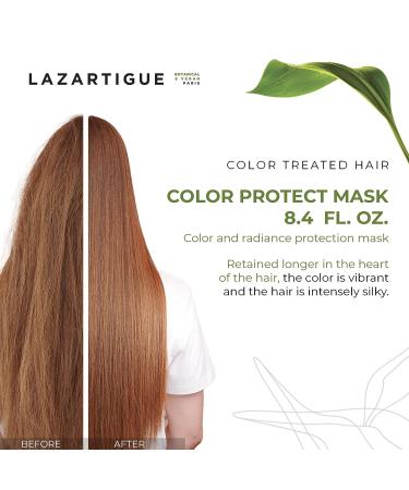 Lazartigue Color Protect Hair Mask - Vegan Formula for Colored Hair, Maximizes Radiance, Sulfate & Silicone Free - 1.7 Fl Oz - Buy Online on GoSupps.com