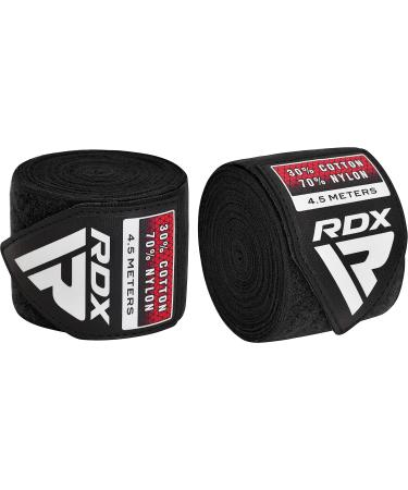 RDX 4.5m Professional Boxing Bandages 3 Pairs of Elastic Hand Wraps for MMA Muay Thai & Kickboxing | Perfect for Men & Women - Buy Online on GoSupps.com