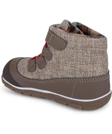 See Kai Run Kids Sam Waterproof Hiking Boot - Little Kid (4-8 Years) Size 11, Brown/Red - Buy Online on GoSupps.com