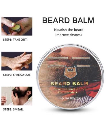 Beard Grooming Kit for Men | Beard Oil Brush Comb & Shampoo Set | Ultimate Beard Care Gifts - Buy Online on GoSupps.com