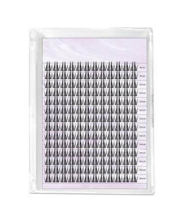 C D Curl Segment Pre-Cut Extension Kit Eyelashes DIY cluster lashes kit Complete DIY Eyelash Extension Kit: Cluster & Individual Lashes Bond & Seal Glue Remover Applicator (N23) 0.07