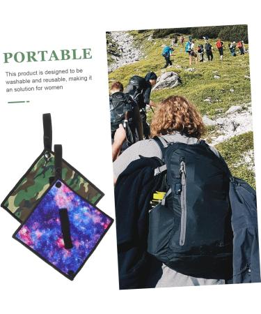 Foytoki Reusable Pee Cloths for Women - 2 Pack Soft Camping Accessories Eco-Friendly Toilet Towels - Buy Online on GoSupps.com