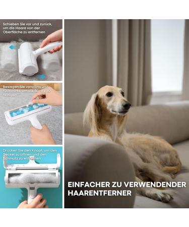 Infinity Insights Animal Hair Remnants & Remover | Washable & Reusable Fur Cleaning Brush for Cats & Dogs Perfect for Carpets Clothes & Sofas - Buy Online on GoSupps.com