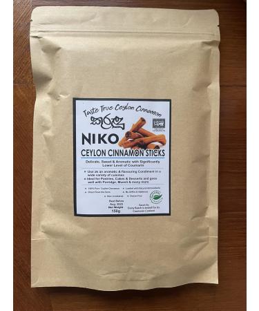 NIKO Ceylon Cinnamon Sticks (150g Resealable Pouch) Mild Sweet & Aromatic/No GMOs & Additives/Direct from Plantation/True Sri Lankan Cinnamon - Buy Online on GoSupps.com