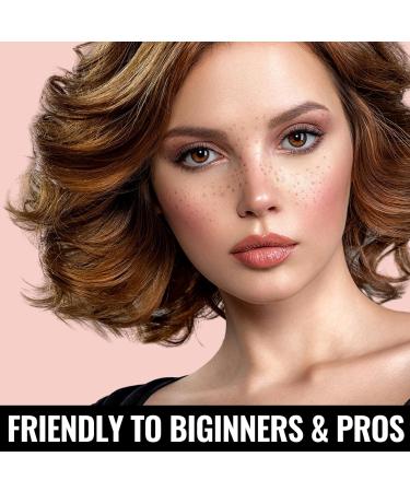 iMethod Eyebrow Stamp Stencil Kit - Easy to Use Brow Trio with 27 Reusable Stencils Pomade Dual-ended Brush & Sponge Applicator in Light Brown - Perfect for Flawless Eyebrows - Buy Online on GoSupps.com