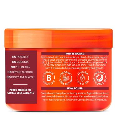 Cantu Shea Butter Coconut Curling Cream 12 Oz - Best Curl Definition & Moisture for Curly Hair | Shop Internationally - Buy Online on GoSupps.com