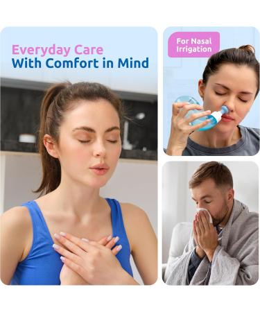 Hydra-Neb 0.9% Saline Solution for Nebulizer and Moisturizing of The Airways - Sodium Chloride 0.9% for Nose & Eyes, Nasal Cleanse for Adults and All Ages - 50ml / 1.69 fl oz - Buy Online on GoSupps.com