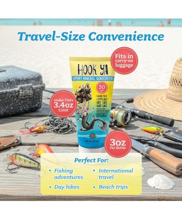 Hawaii Reef Compliant Non-Nano Mineral Sunscreen 3oz Travel Size (2) Pack 6oz Total UVA/UVB Protection Octinoxate-Oxybenzone Free No Fragrance PABA-Paraben free Made in USA - Buy Online on GoSupps.com