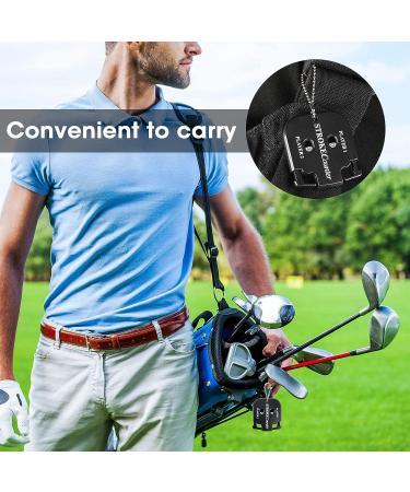 Rovepic 2 Pack Golf Score Counter - Mini Square Handy Shot Count Tool with Key Chain - Plastic Golf Training Aid - Buy Online on GoSupps.com