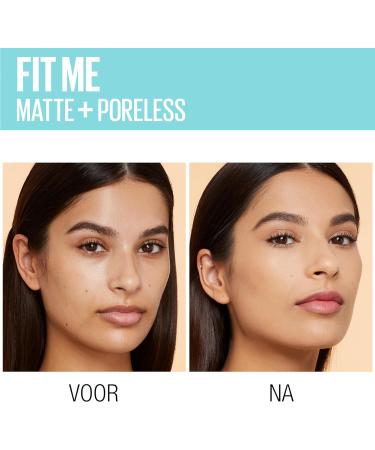 Maybelline Fit Me Matte & Poreless Foundation 124 Soft Sand 30ml - Pack of 1 - Buy Online on GoSupps.com