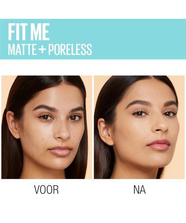Maybelline Fit Me Matte & Poreless Makeup No. 320 Natural Tan - 30 ml Liquid Foundation Lightweight & Moisturizing Best for Medium Coverage - Buy Internationally Online - Buy Online on GoSupps.com