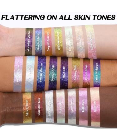 FOCALLURE Chameleon Cream Eyeshadow - Intense Color Shifting Metallic Shadows - Supernova 21 - Buy Online on GoSupps.com