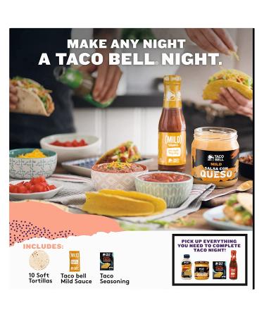Taco Bell Soft Taco Dinner Kit - 14.6oz - Buy Online on GoSupps.com