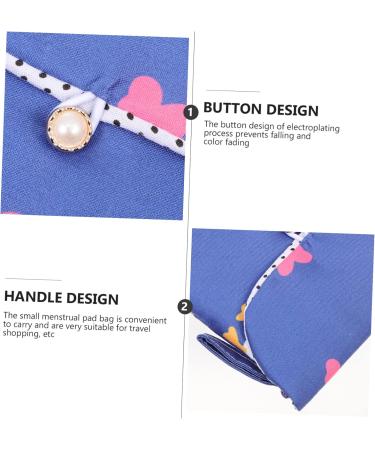 Healeeved 8 STK Storage Bags for Women's Bandages Menstrual Inserts & Breastfeeding Child-Friendly Cotton Wallet - Buy Online on GoSupps.com