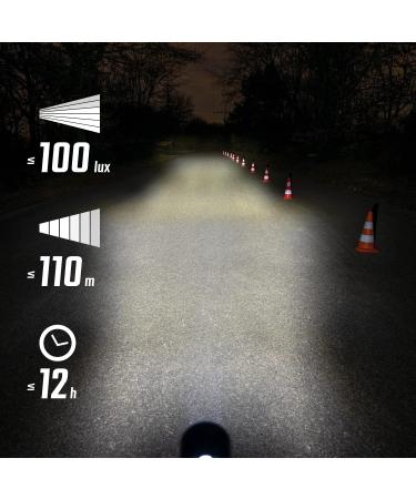 Sigma Sport Aura 100 / Blaze Link Set - Cordless StVZO Approved Front & Back Bicycle Lights for Safe Night Riding - Buy Online on GoSupps.com