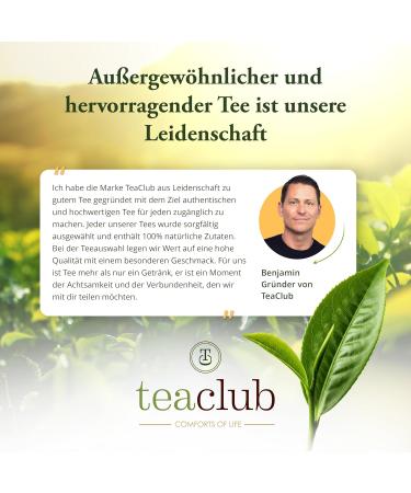 Tisane ayurv dique en vrac 500g m lange de th de racine de r glisse avec gingembre citronnelle menthe TeaClub Ginger Lemongrass Herbal Tea - Buy Online on GoSupps.com