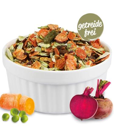 Schecker Food supplement - Vegetable mix - Grain free - Gluten free - Vegetarian - Vegan - Veggi - Vegetable flakes - 5 kg - Buy Online on GoSupps.com