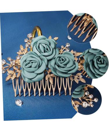 FRCOLOR Rose Side Comb Wedding Hair Accessories for Women Flower Hair Accessories Bride Bridal Hair Accessories Hairbrushes for Women Hair Barrettes for Women Girl Hair Comb Cloth Women's - Buy Online on GoSupps.com
