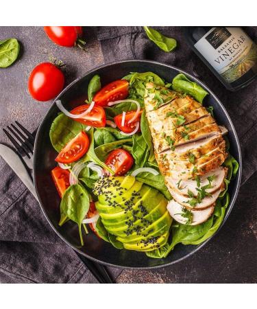 Tuscanini Premium Quality Balsamic Vinegar of Modena Italy 6% Acidity 250ml Glass Bottle Certified Kosher - Buy Online on GoSupps.com