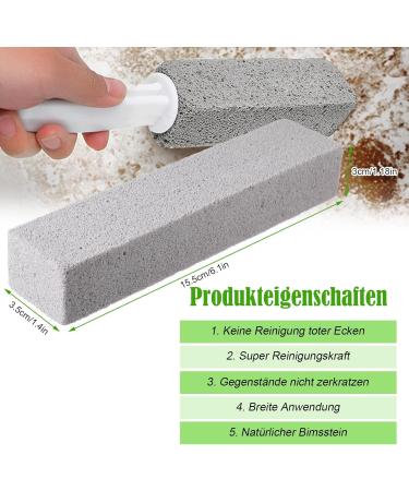 Yuffqopc Pumice Stone Cleaner - 8-Piece Grill & Oven Cleaning Block Set (15cm) | Effective Kitchen Roasting Tool - Buy Online on GoSupps.com