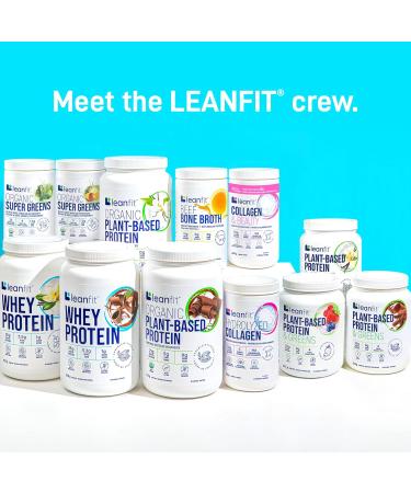 LEANFIT WHEY PROTEIN Natural Vanilla - Pack of 2 (two) 100% Whey Protein Powder 25g Protein Per Serving Grass-Fed Gluten-Free BCAAs Amino Acid - 26 Servings 832g Tub - Buy Online on GoSupps.com