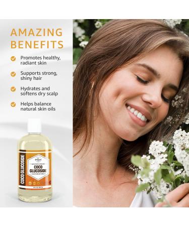 33rd Parallel | COCO GLUCOSIDE Surfactant ( 32 oz ) | Natural Plant Derived | For DIY Cleansers, Shampoos, Conditioners, Moisturizers, Lotions, Makeup Removers, Baby Products | 32 Ounces - Buy Online on GoSupps.com