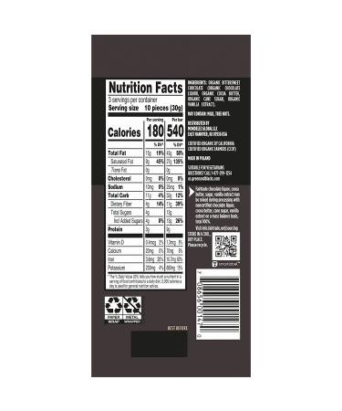 Green & Black's Organic Dark Chocolate Bar - 85% Cacao, 10 Pack of 3.17 oz Bars - Buy Online on GoSupps.com