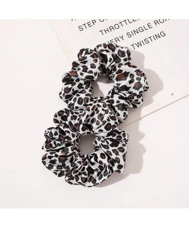 4 Mixed Big Scrunchies - Neutral Hair Ties for Thick Hair | Cute Elastic Ponytail Holders for Women & Girls - Buy Online on GoSupps.com