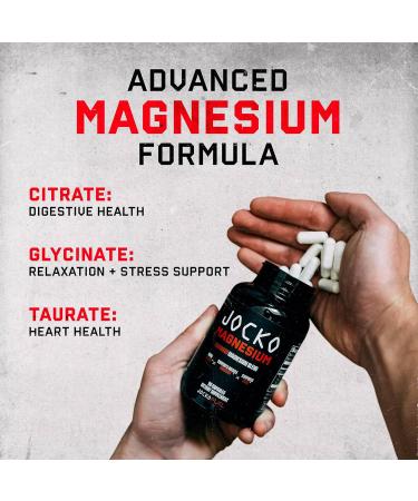 Jocko Fuel Magnesium Complex Supplement - Magnesium Glycinate Citrate & Taurate Capsules Dietary Supplement for Muscle Recovery & Relaxation Heart Nerve Bone Support & Sleep 30-Day Supply - Buy Online on GoSupps.com