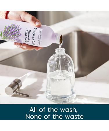 Grove Co. Lavender & Thyme Hydrating Gel Hand Soap Refills - 3 Pack, 100% Natural Plastic-Free Liquid Cleaner Set, Leaves Hands Soft and Clean - 13 Fl Oz - Buy Online on GoSupps.com