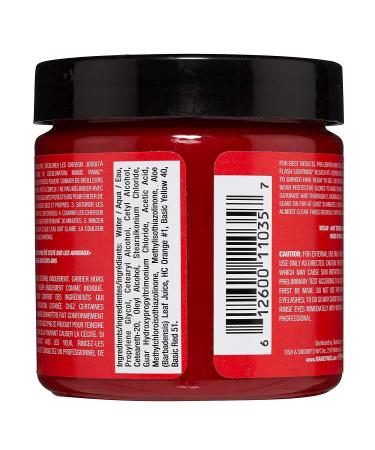Manic Panic Rock'N'Roll Red Semi-Permanent Hair Dye - Vegan Cruelty-Free 3 x 118ml - Bold Red Color - Buy Online on GoSupps.com