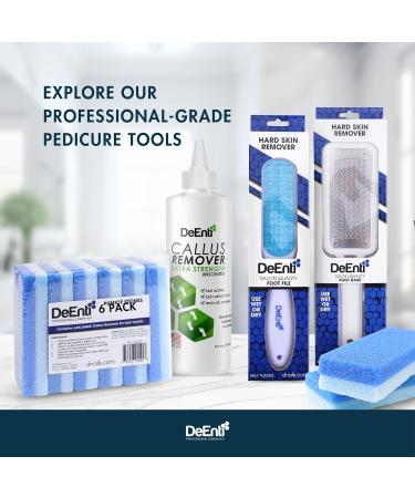 DeEnti Pumice Stones - 6 Pack Professional Grade Foot Callus Remover | Salon Quality Double Sided Pedicure & Manicure Tools - Buy Online on GoSupps.com