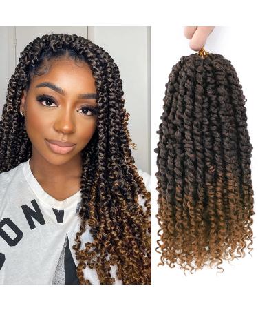8 Packs Ombre Brown Pre-Looped Passion Twists Braiding Synthetic Hair Pre-Twisted Passion Twist Hair 12 Inch Short Passion Twist Crochet Hair for Women Crochet Passion Twist Hair Extensions (12inch T30) 12 Inch (Pack ... - Buy Online on GoSupps.com