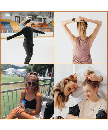 J.Carp 8pcs White Hair Ties for Women & Girls | No Damage Ponytail Holders | Perfect for Thick & Curly Hair - Buy Online on GoSupps.com