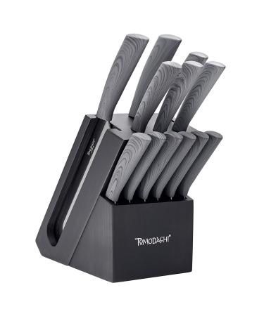 Hampton Forge Tomodachi HMC01B612L Raintree Ash  13 Piece Knife Block Set 13-Piece Cutlery Set