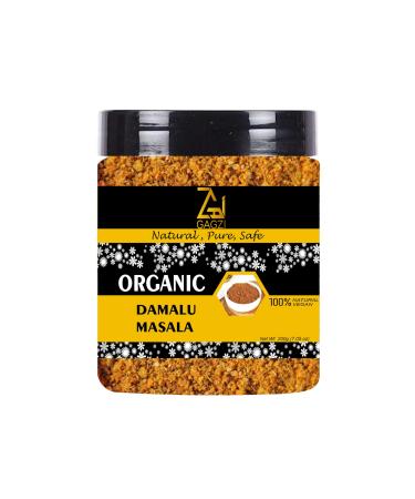 GAGZI All Natural Organic Spices Damalu Masala 200 Gram (Packing May Be Vary) Pack of 1 200 Gram 7.05 oz